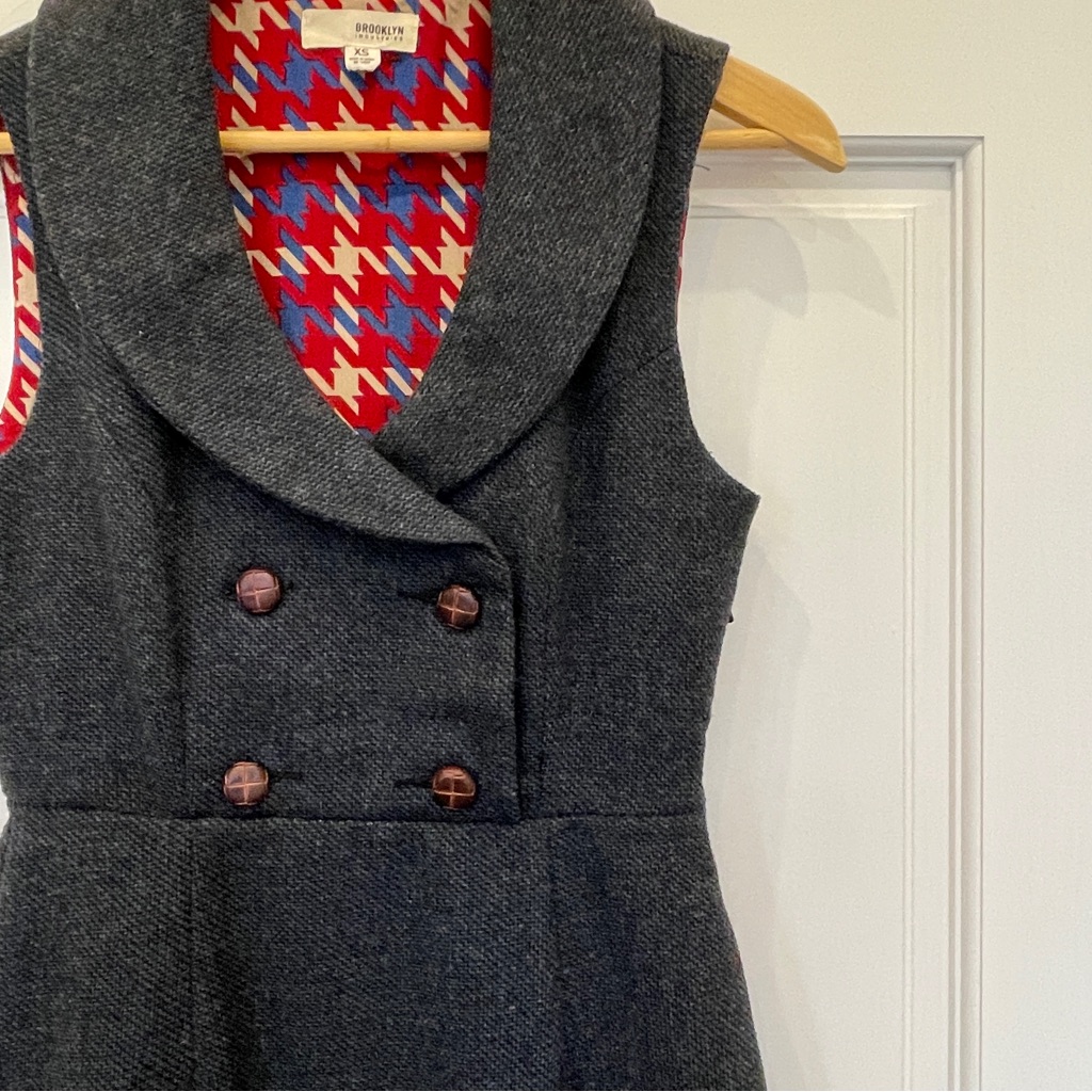 Brooklyn Industries Tweed Dress Sz Xs — image 3 of 5